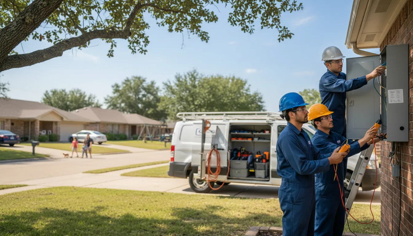Certified electrician providing emergency electrical services in Wagoner, OK